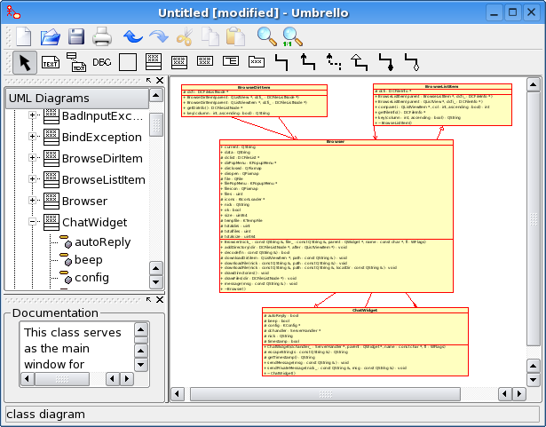 A CASE tool — the type of software the CDIF standard was designed to interconnect