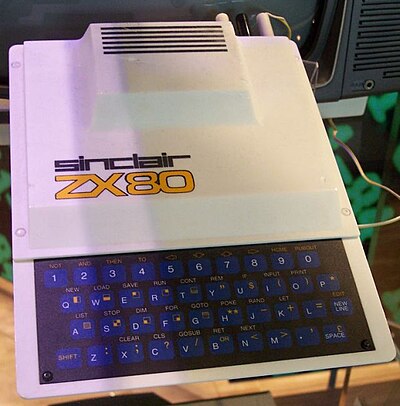 The Sinclair ZX80 computer