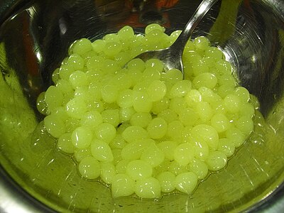 Spherification — a molecular gastronomy technique