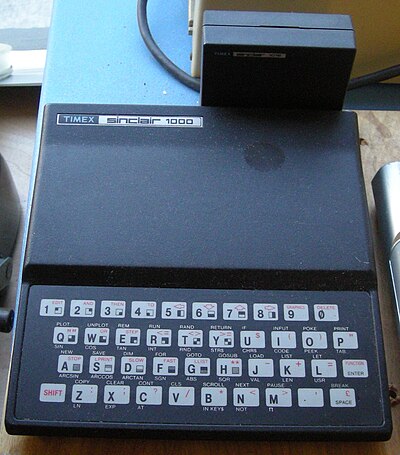 A Timex Sinclair 1000 computer